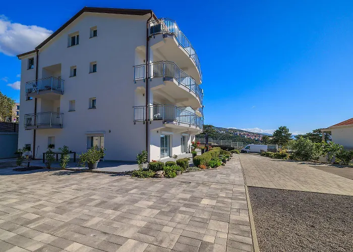 Malerisches Mit Grandiosem Meerblick, Grillbereich, Waschmaschine Crikvenica