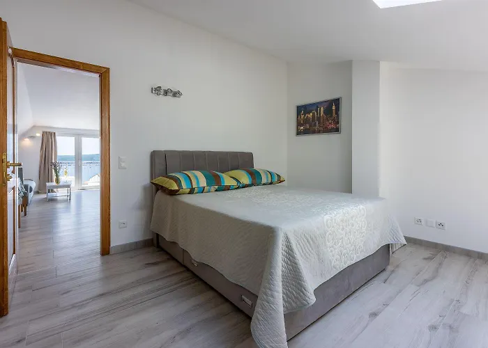 Malerisches Mit Grandiosem Meerblick, Grillbereich, Waschmaschine Apartment Crikvenica